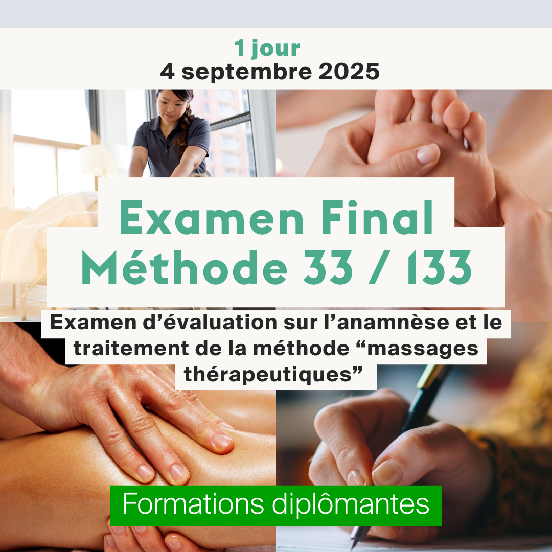 Méthode 33 • 133 - Examen final - 1 jour