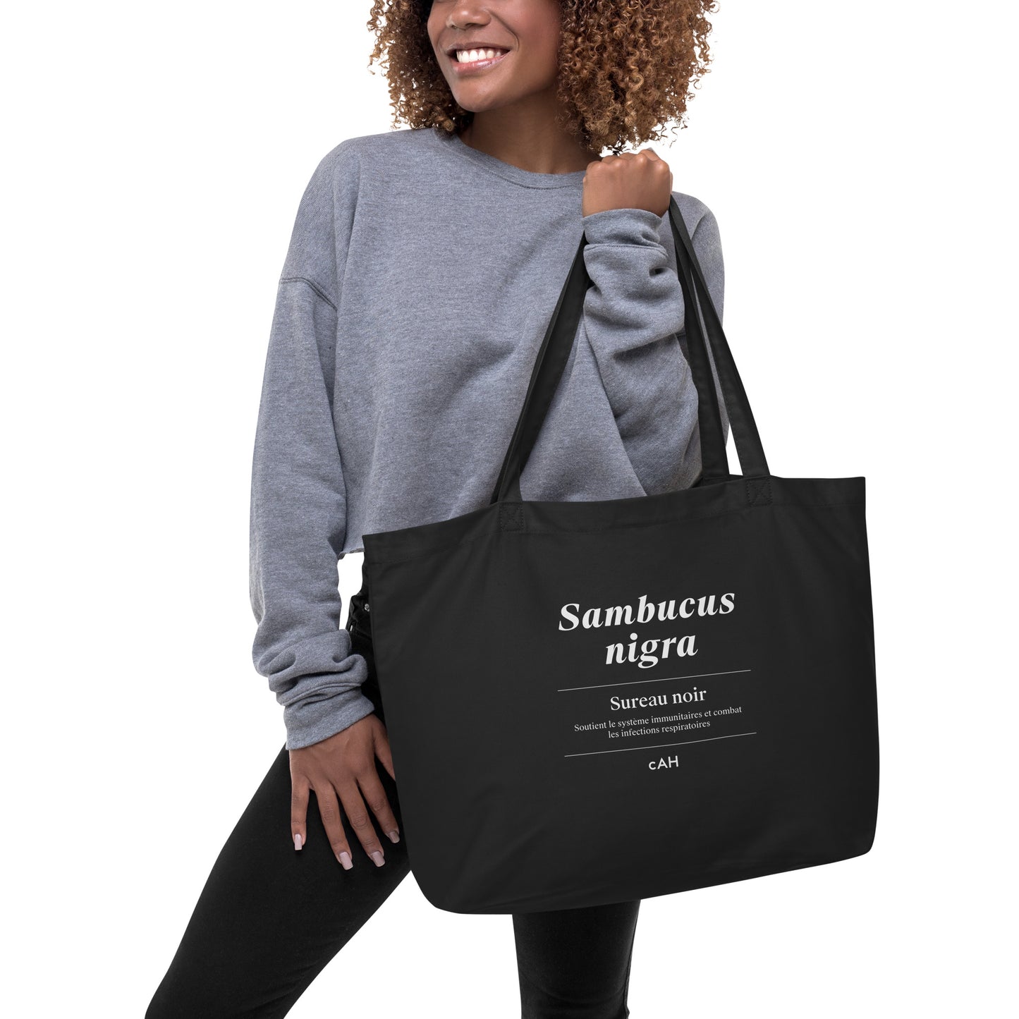 Sambucus nigra - Grand tote bag bio