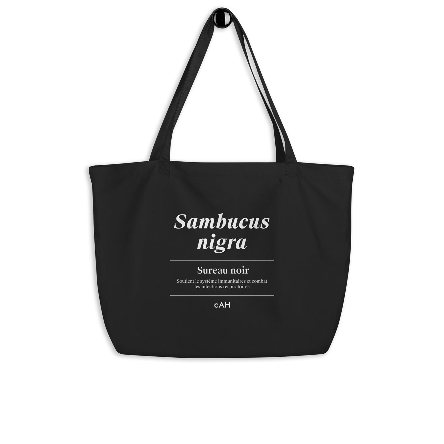 Sambucus nigra - Grand tote bag bio
