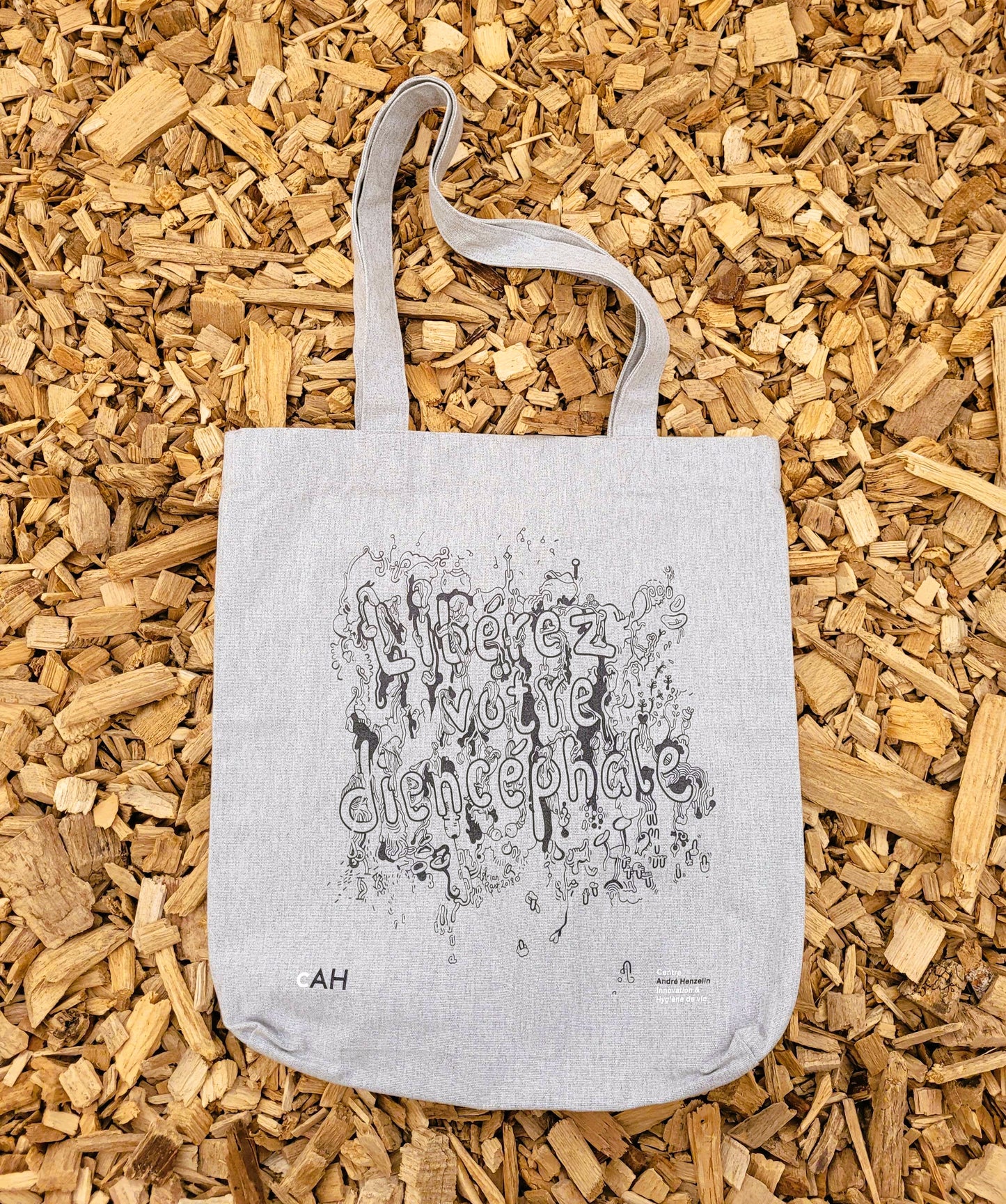 Sac cAH gris • fabriqué à partir de matériaux recyclés
