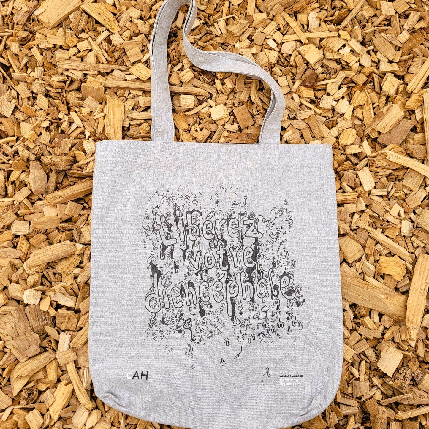 Sac cAH gris • fabriqué à partir de matériaux recyclés