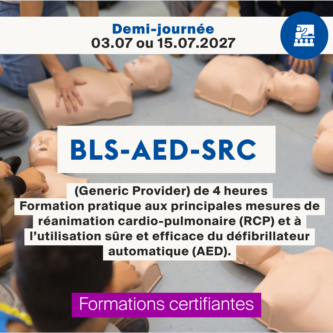 BLS-AED-SRC • (Generic Provider) 4 heures 2027