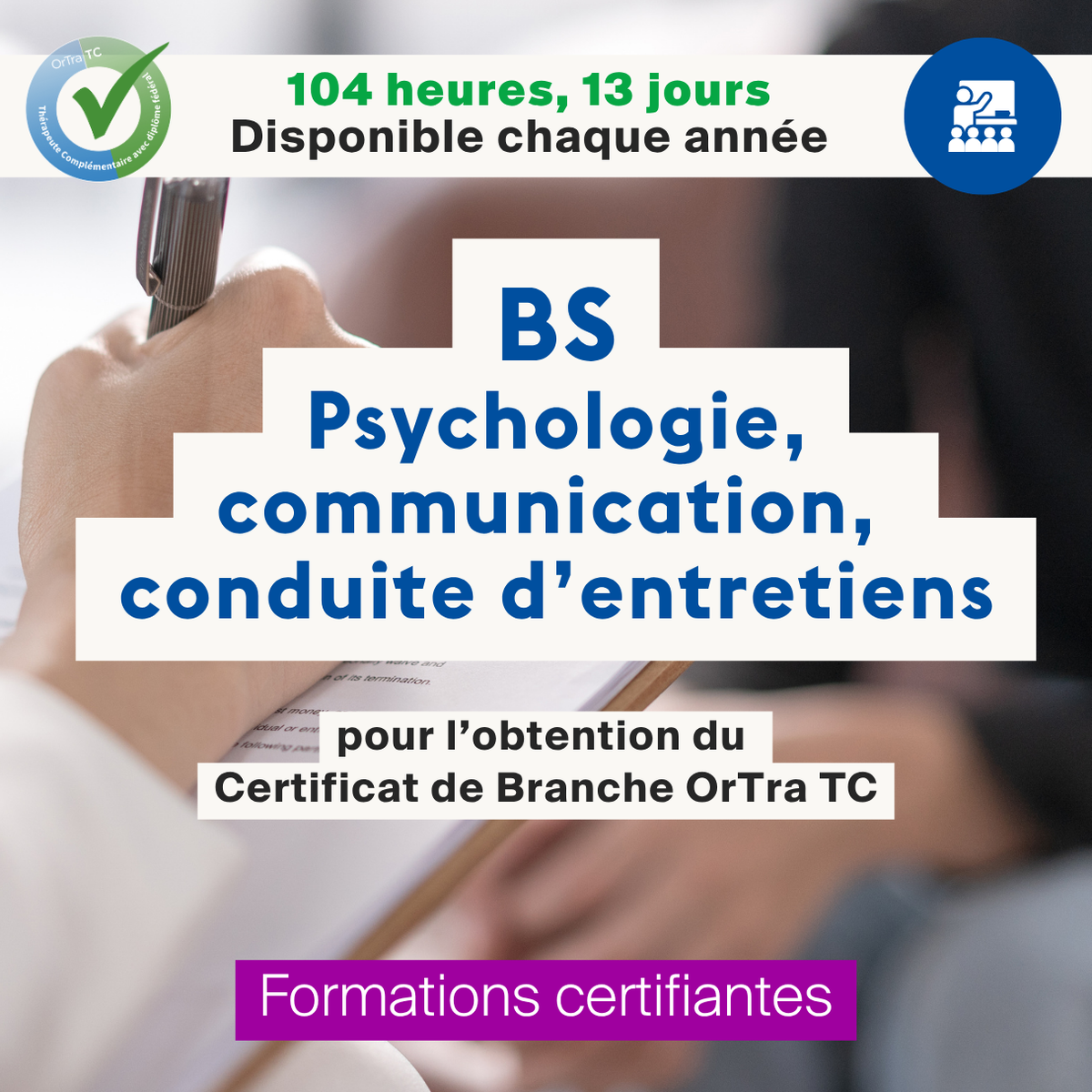 BS • Psychologie, communication, conduite d’entretiens • 2027