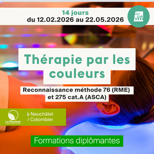Thérapie par les couleurs  • ASCA méthode 275 et RME méthode 76 - 14 jours