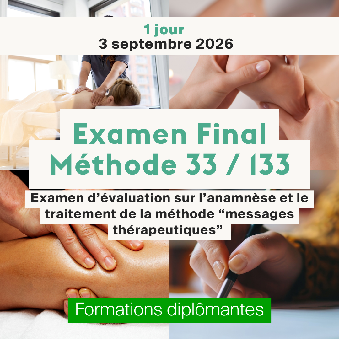 Méthode 33 • 133 - Examen final - 1 jour