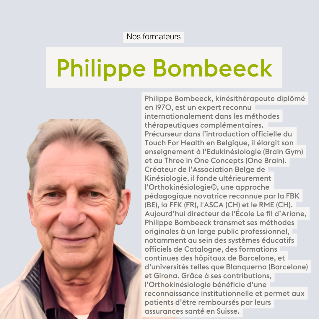 Kinésiologie OrTra TC • Année 1 de la méthode OrTra TC - 21 jours