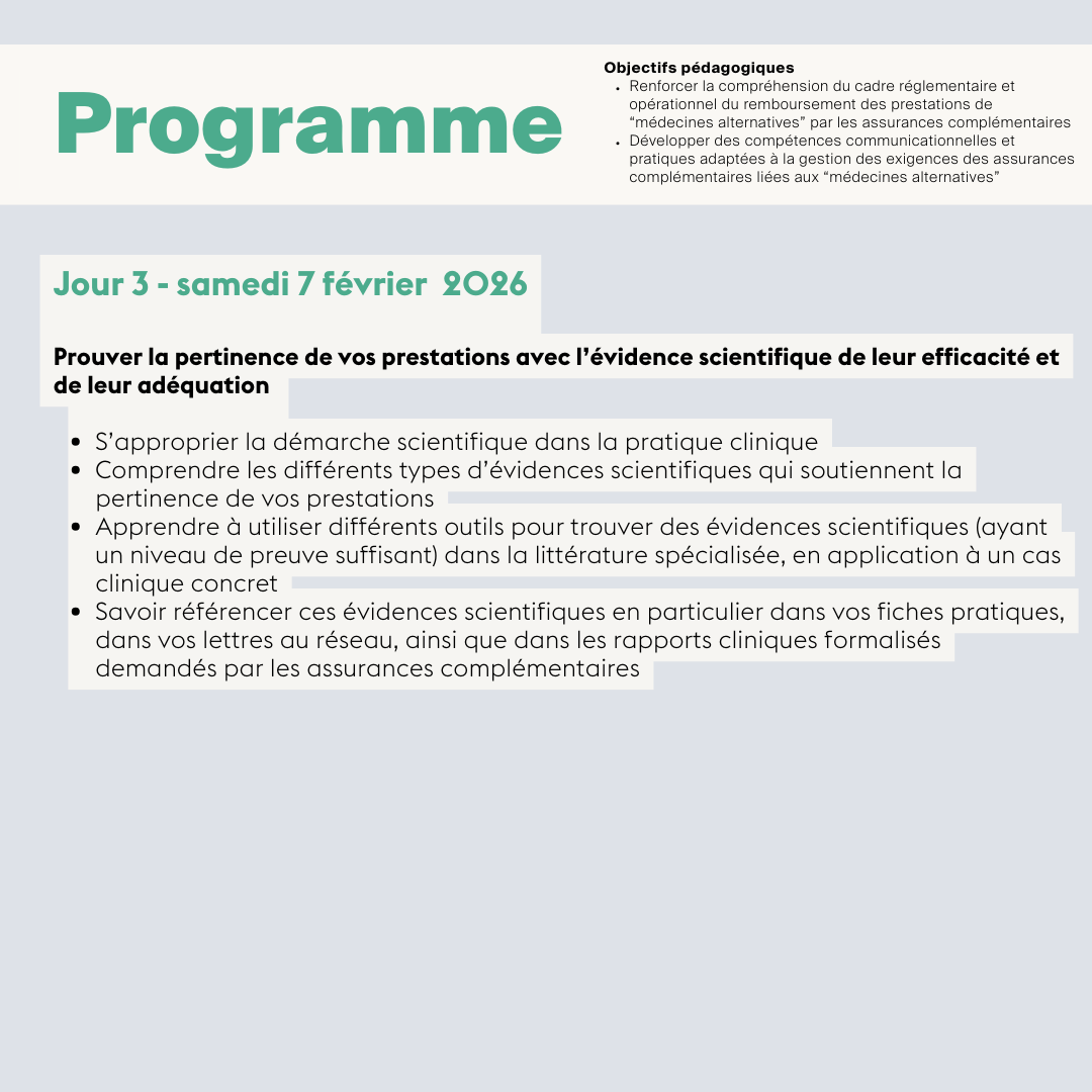 Mise en pratique du cadre et des exigences des assurances complémentaires liées à vos prestations du secteur • En ligne synchrone
